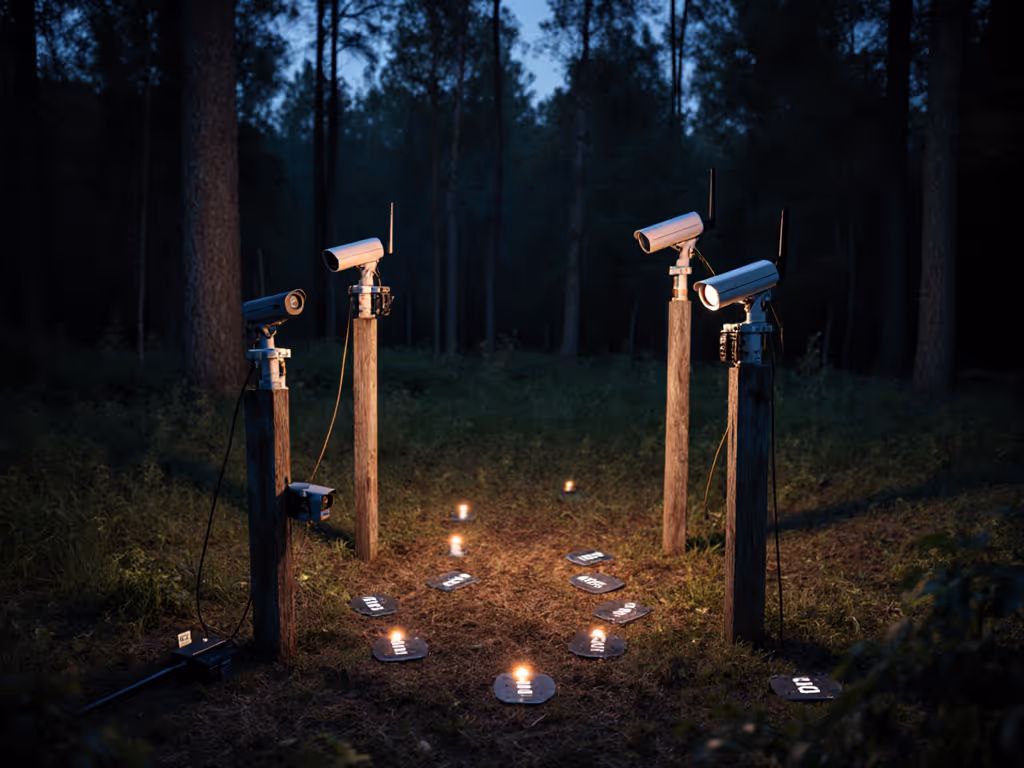 wildlife_camera_testing_setup_with_timed_markers_and_ir_sensors