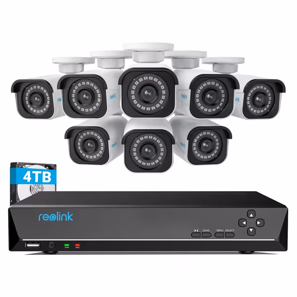 REOLINK 4K 16-CH PoE NVR System